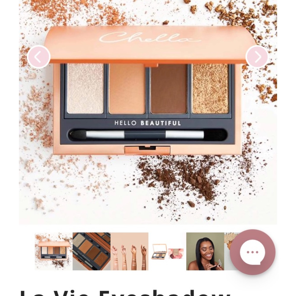 NEW⭐️Value $45 Chella Le Vie (Life) Neutral EyeShadow Palette Love Attracts Love